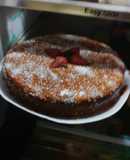 Pastel de vainilla con dulce de leche😊🙂
