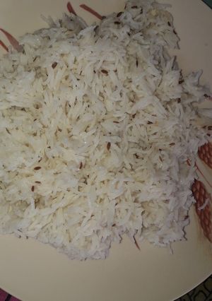 A picture of Jeera rice.