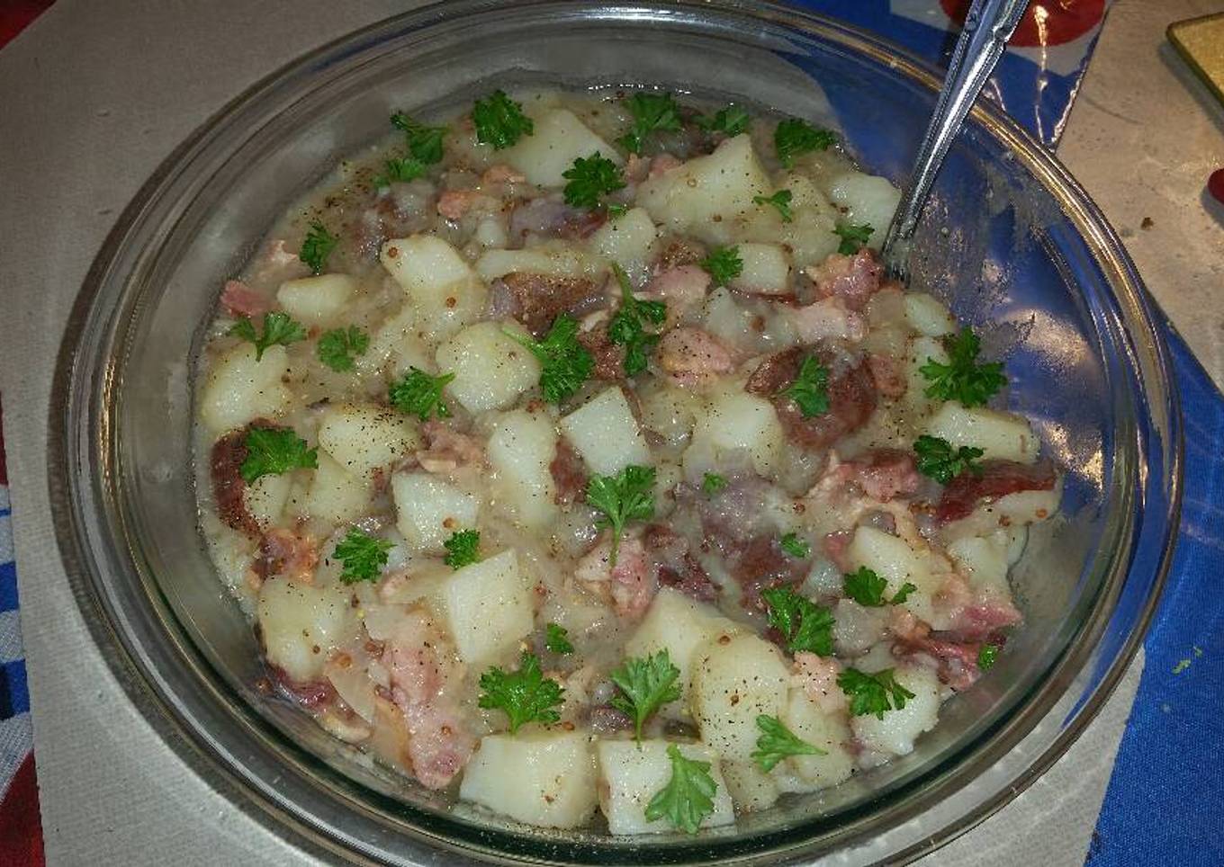 German potato salad in Wiegand