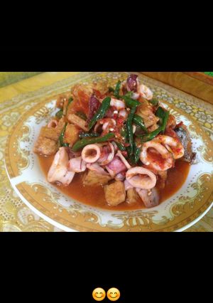 Foto resep Cumi Kuah Cabe Ijo