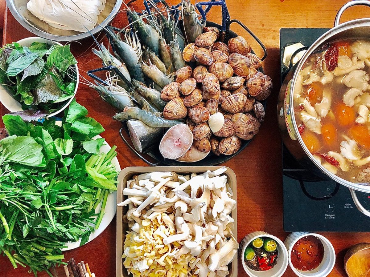Lẩu Thái Chua Cay Hải Sản 🦐 🐟 🥬
