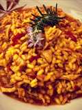 Arroz meloso de pollo y gallina 🐓