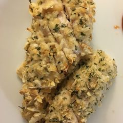 A picture of Ritz Cracker Chicken.