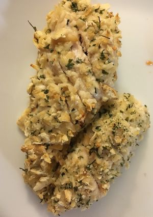 A picture of Ritz Cracker Chicken.