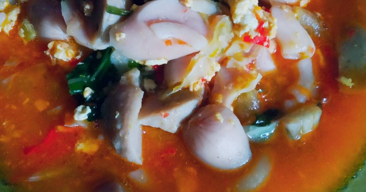 Resep Seblak Bakso Sosis Pedas Kuah Oleh Puput Widianti Cookpad