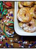 Quick Apple Fritters for Mardi Gras!