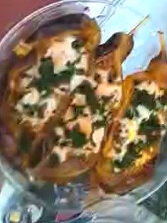 عکسی از دستور لونگی بادمجان
