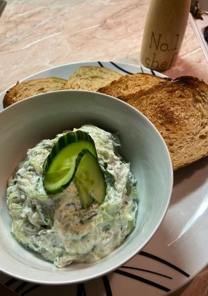 Vegán tzatziki recept fotója