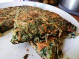 Tortilla de acelga con zanahoria