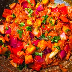 A picture of Chilli paneer.