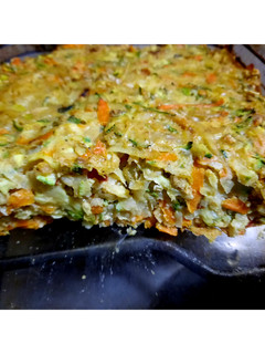 Una foto de Pastel de vegetales al horno, receta sana y rica