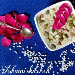 A picture of Sabudana kheer .