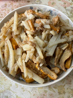 馬鈴薯猴頭菇炒豆乾（蛋素） 的食譜成品照片