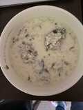 Yogurt Soup with burgul kibbeh