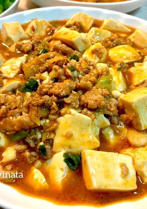 Foto resep Mapo tofu/tahu pedas