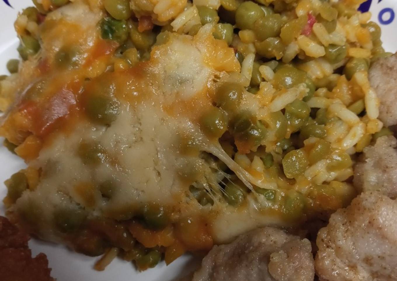 Yellow Rice and Lentils with Chicken