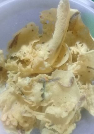 Foto resep Peyek teri renyah dan gurih