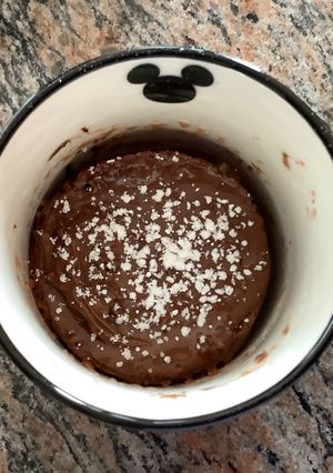 Una foto de Mug Cake de Nutella 😋🍫