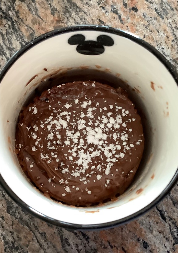 Una foto de Mug Cake de Nutella 😋🍫
