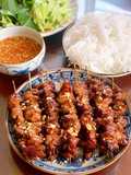 Bún Thịt Nướng (Air Fryer Grilled Pork with Vermicelli)