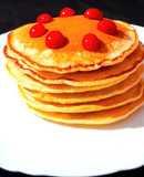 Bran Flour Eggless Pancakes