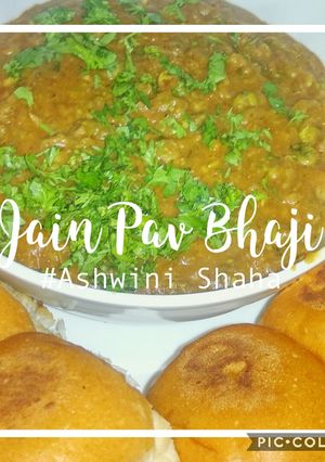 A picture of Jain pav bhaji.