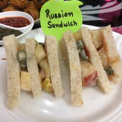 A picture of Russian sandwich.