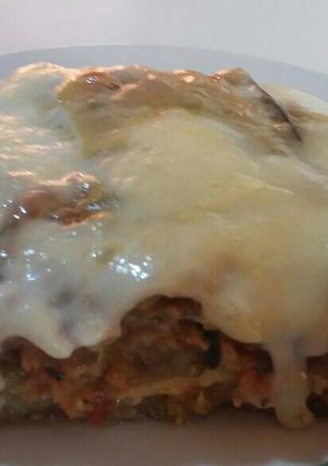 Una foto de Lasagna de berenjenas
