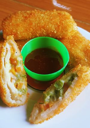 Foto resep Risoles isi sayur ala upie