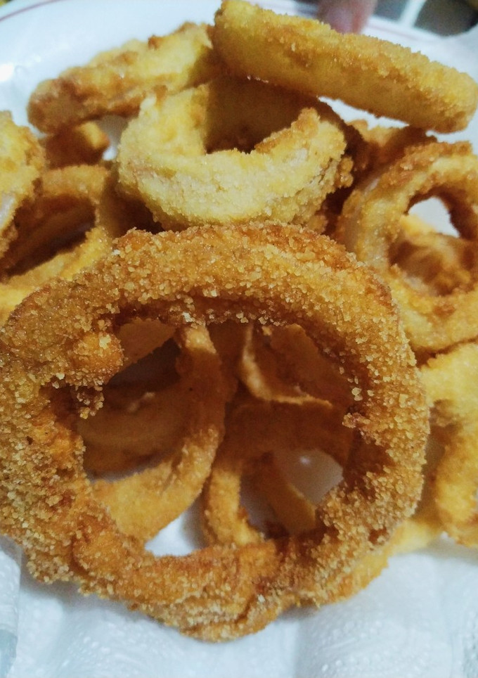 Una foto de Aros de cebolla