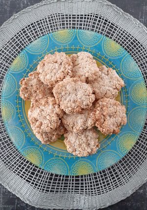 Une photo de Biscuits aux Flocons d'avoine et à la Noix de Coco / Healthy