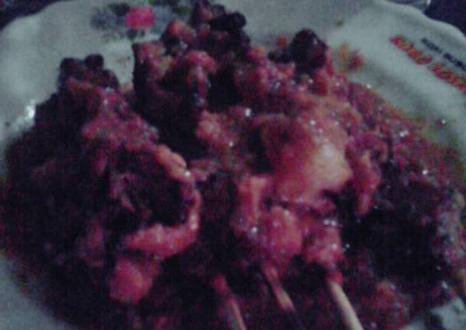 Standar Resep buat Sate Daging  nikmat