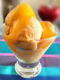 Helado de Lúcuma casero en Salsa de Mango 👍🇵🇪
