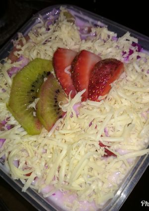 Foto resep Salad Buah simple