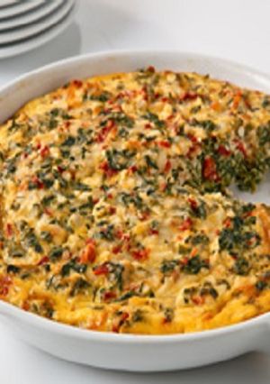 A picture of Cheesy Frittata.