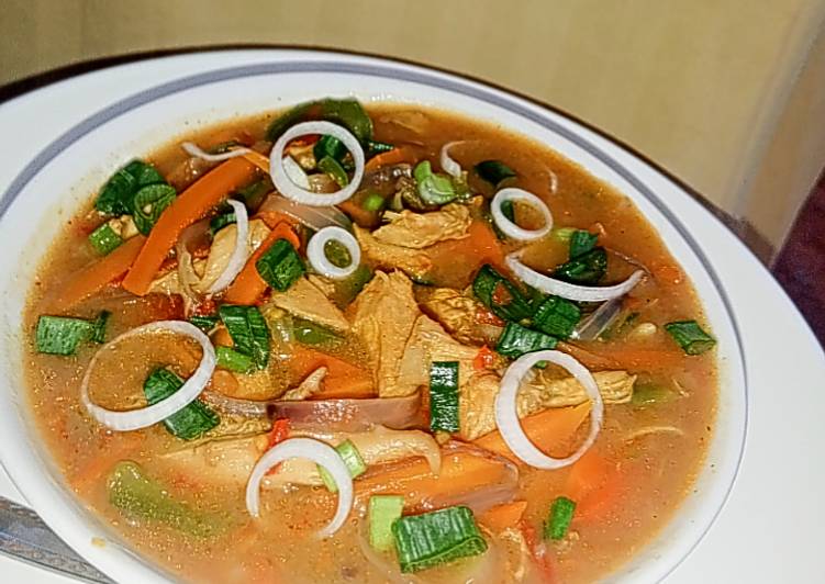 Easiest Way to Make Quick Chicken curry soup