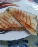 Garlic, Cheese, Pudla, Grilled Sandwich
