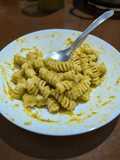 Pasta con crema alla carota e zucchina
