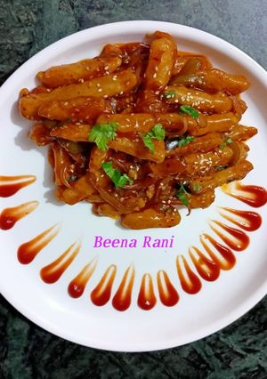 A picture of Honey Chili Potato.