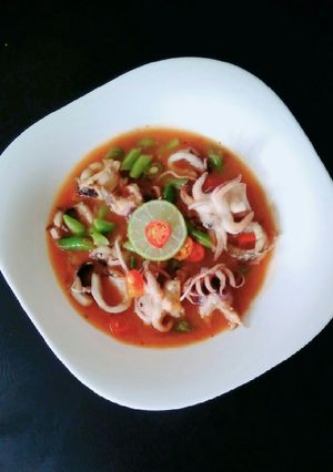 Foto resep Cumi Buncis Pedas Manis