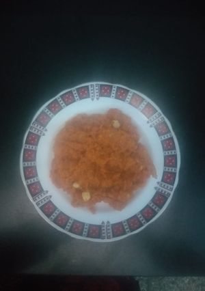 A picture of Gajar Halwa.