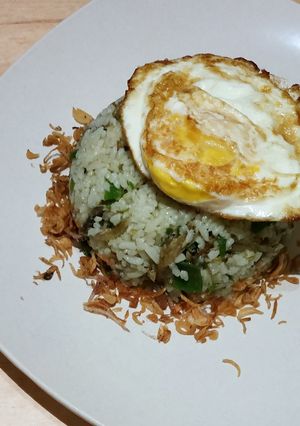 Foto resep Nasi goreng ijo