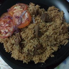 A picture of Beef pilau #Authormarathon#.