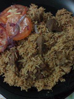 A picture of Beef pilau #Authormarathon#.