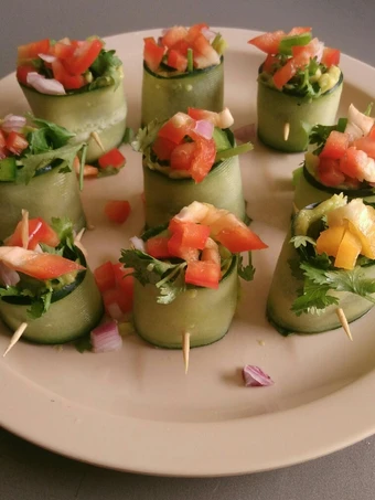 Easy Ways Prepare Recipes Cucumber guacamole Belle pepper rolls the Perfect So Delicious.