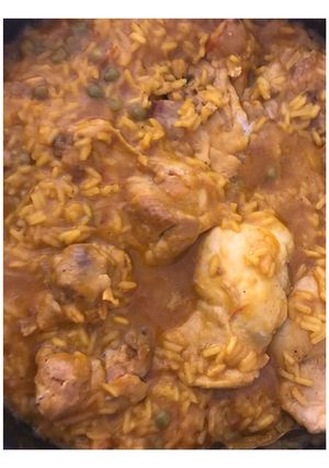Una foto de Arroz con pollo