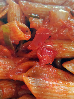 A picture of Red sauce Pasta.