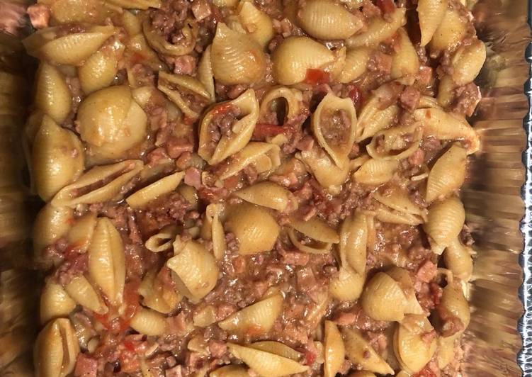 How to Make Recipe of Pasta shell and minced meat