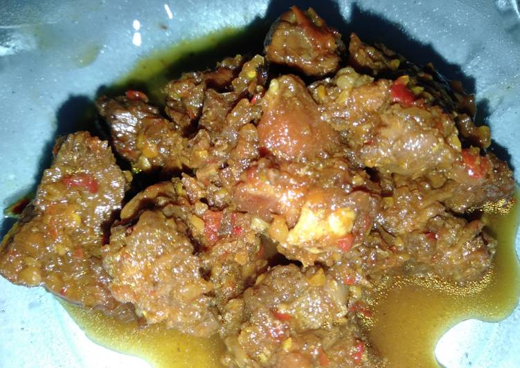 Krengsengan daging