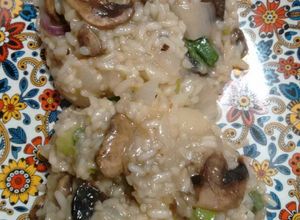 Una foto de Risotto con arroz económico